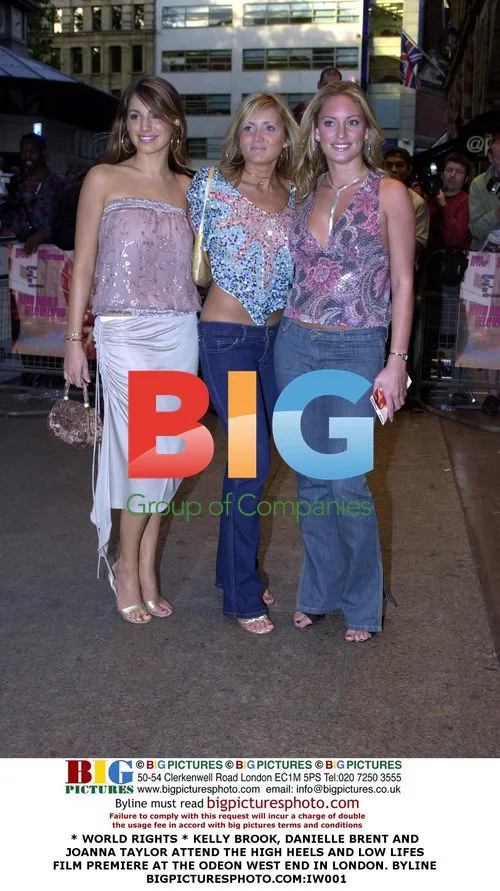 KELLY BROOK, DANIELLE BRENT AND JOANNA TAYLOR at Film Premiere