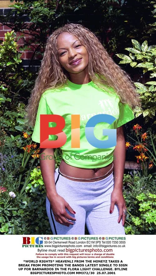 HEAVENLI FROM THE HONEYZ SIGNS UP FOR BARNARDOS CHALLENGE