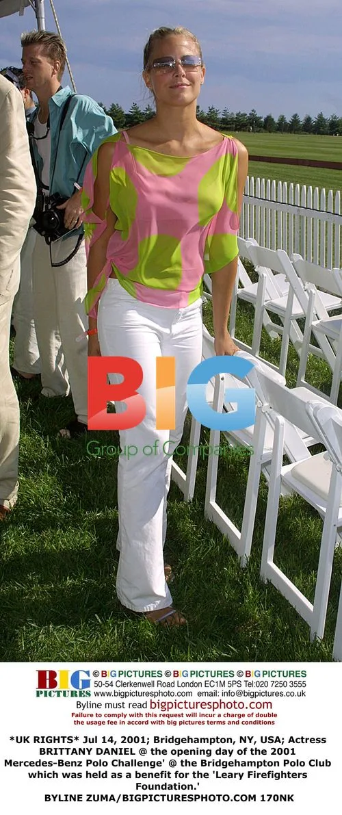 Brittany Daniel at 2001 Mercedes-Benz Polo Challenge