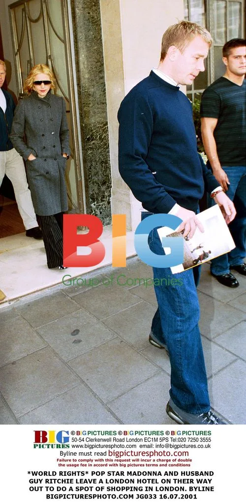 Madonna and Guy Ritchie Shopping in London