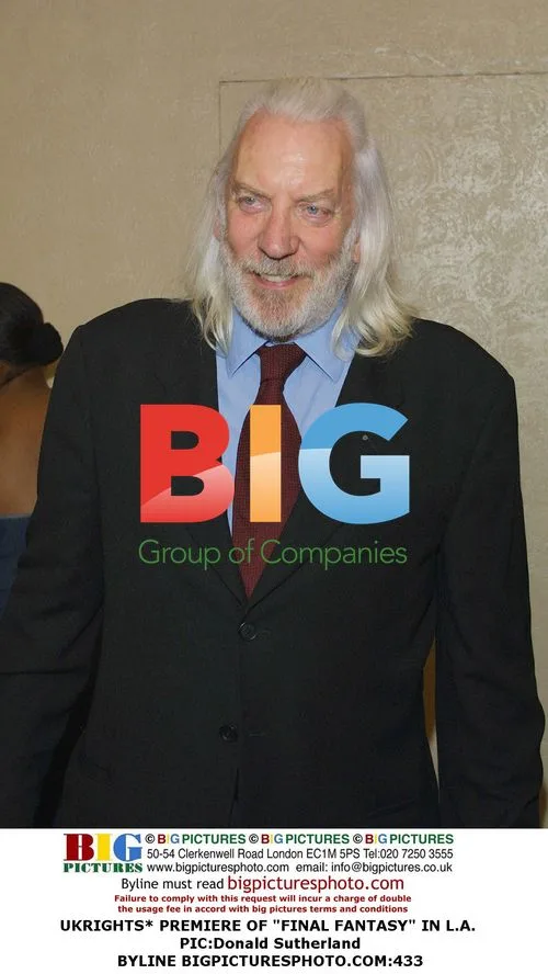 Donald Sutherland at Final Fantasy Premiere