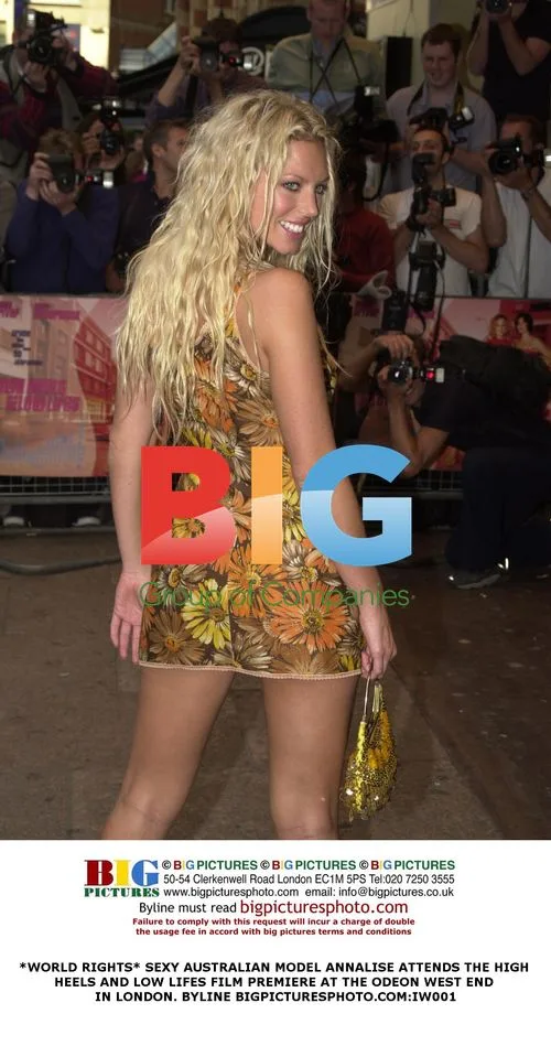 AUSTRALIAN MODEL ANNALISE AT FILM PREMIERE