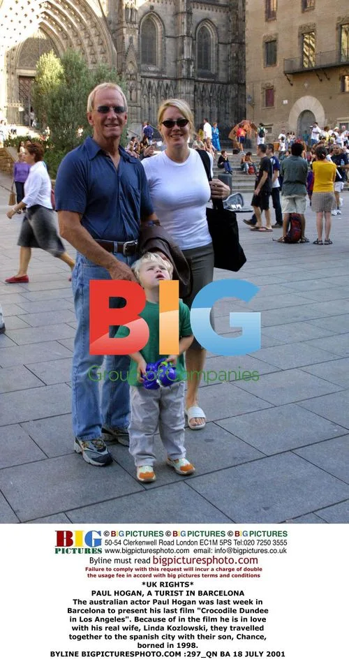 Paul Hogan & Family in Barcelona