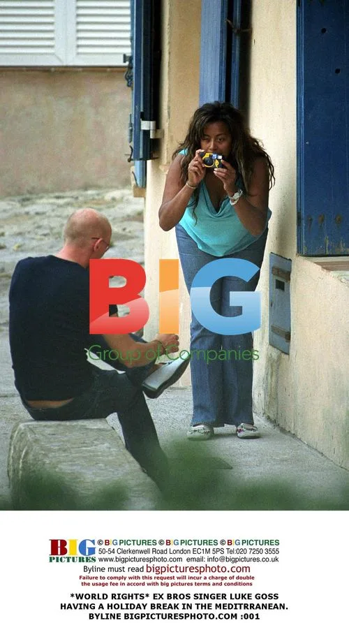 LUKE GOSS OUT ON HOLIDAY IN MEDITERRANEAN