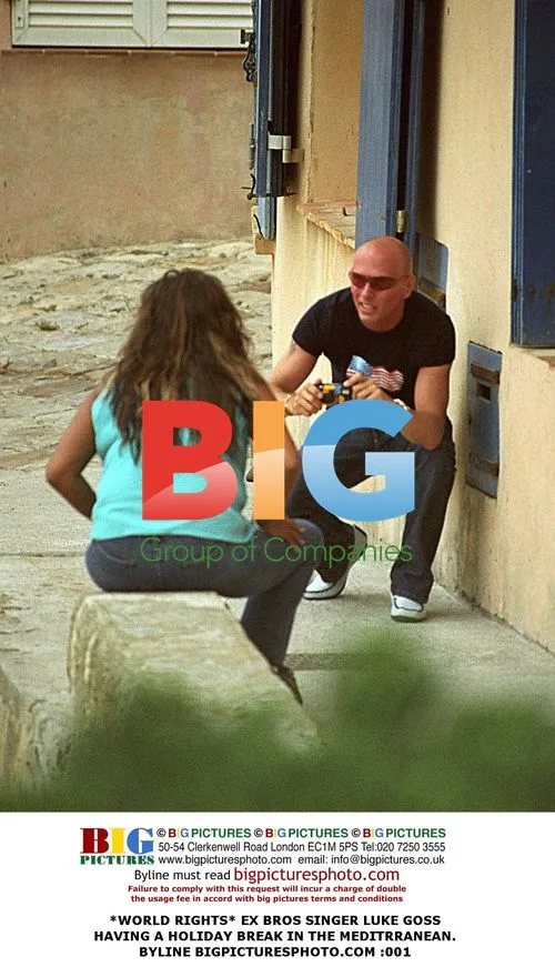 Luke Goss Enjoys Holiday in Mediterranean