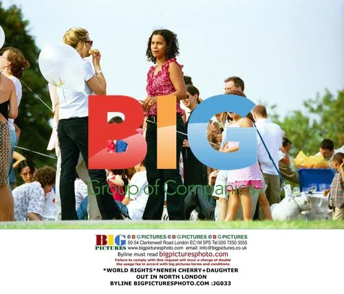 Neneh Cherry and daughter in North London park