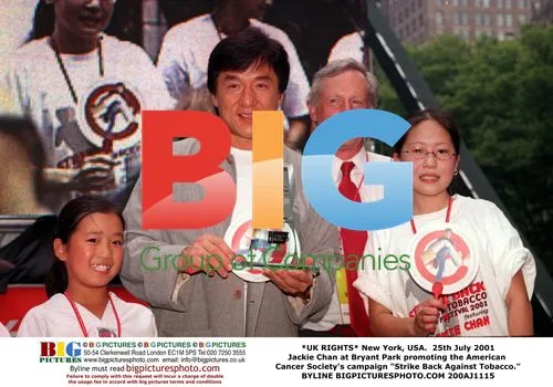 Jackie Chan promotes cancer society campaign