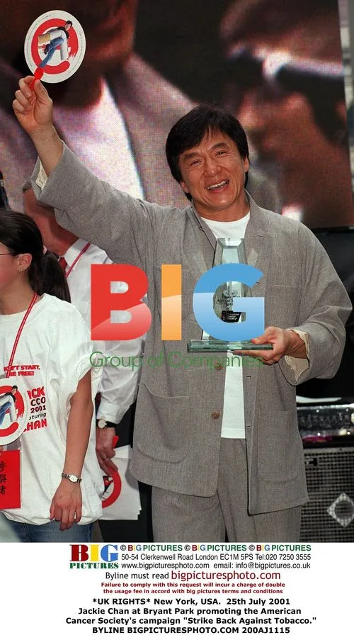 Jackie Chan at Bryant Park event