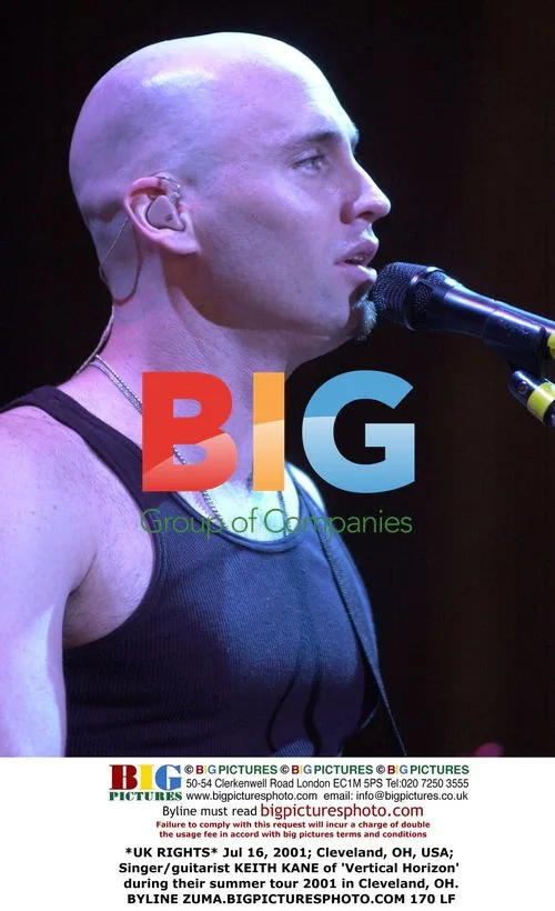 Keith Kane of Vertical Horizon during 2001 summer tour