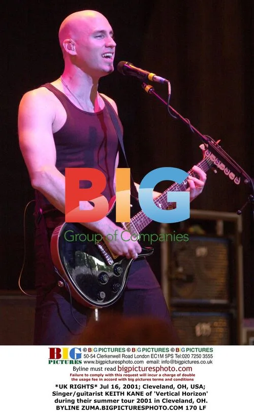 Keith Kane of Vertical Horizon during 2001 summer tour