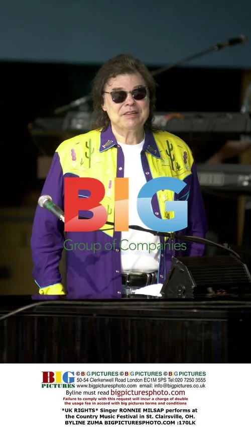Singer RONNIE MILSAP at Country Music Festival