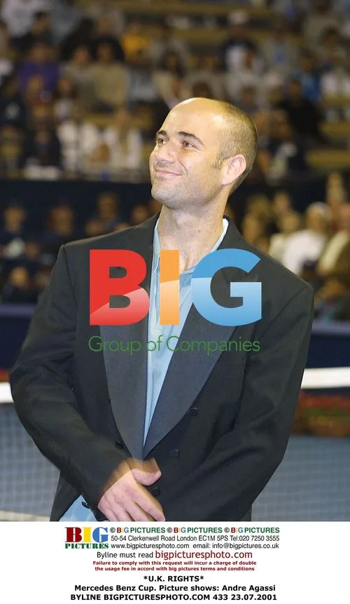 Andre Agassi at Mercedes Benz Cup