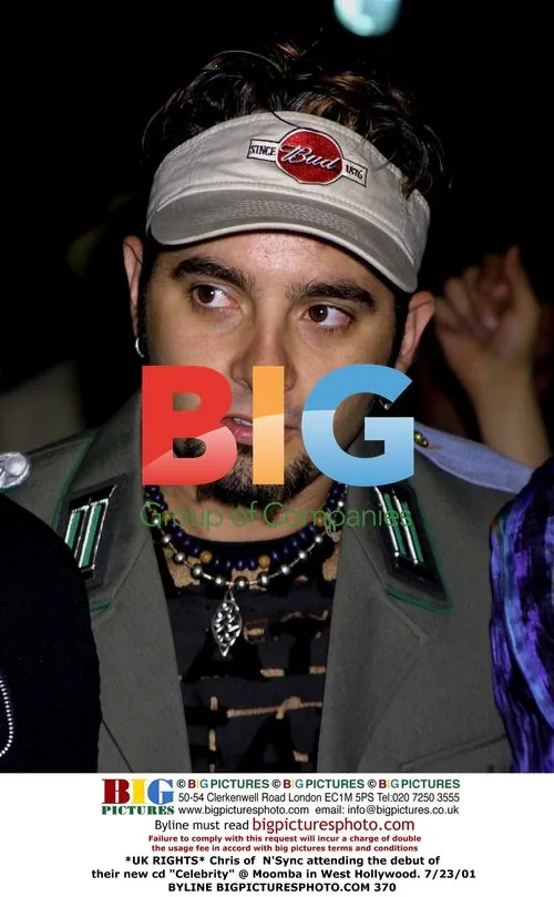 N'Sync's Chris at "Celebrity" CD Debut