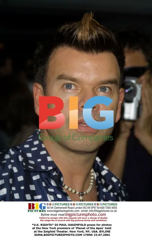 DJ PAUL OAKENFOLD at 'Planet of the Apes' Premiere