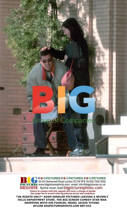 Adam Sandler Shopping with Fiancee Jackie Titone