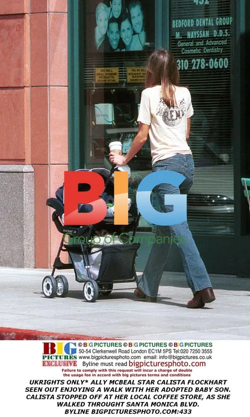 Calista Flockhart Out with Adopted Son