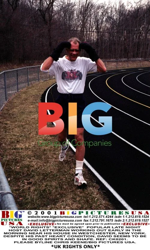 David Letterman Working Out in Westchester