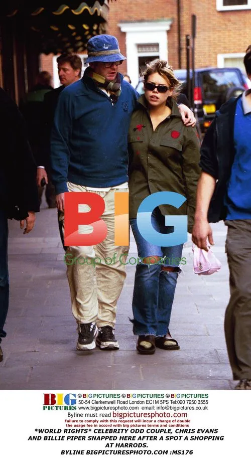 Billie Piper and Chris Evans Spotted Shopping at Harrods