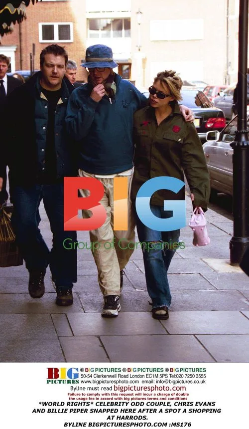 Chris Evans and Billie Piper Spotted at Harrods