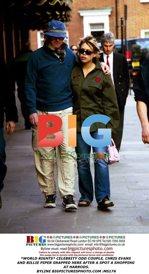 Chris Evans and Billie Piper Spotted Shopping at Harrods