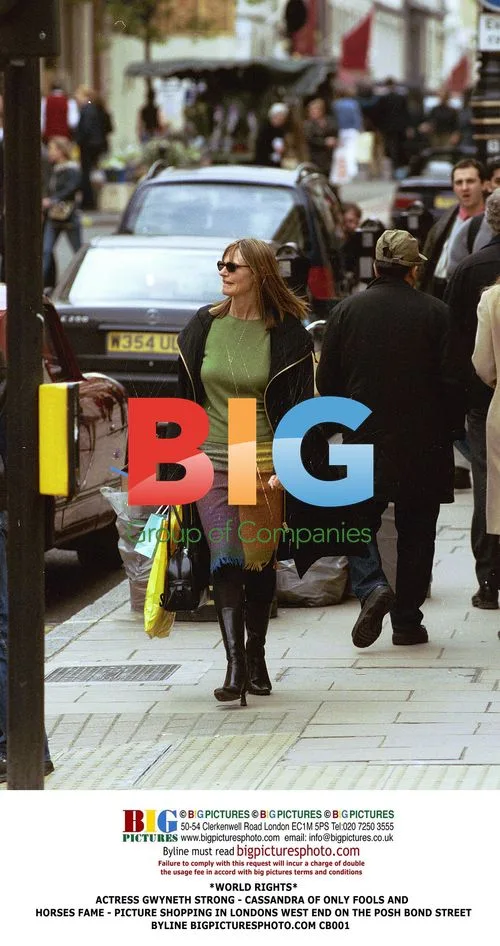 Gwyneth Strong Shopping on Bond Street