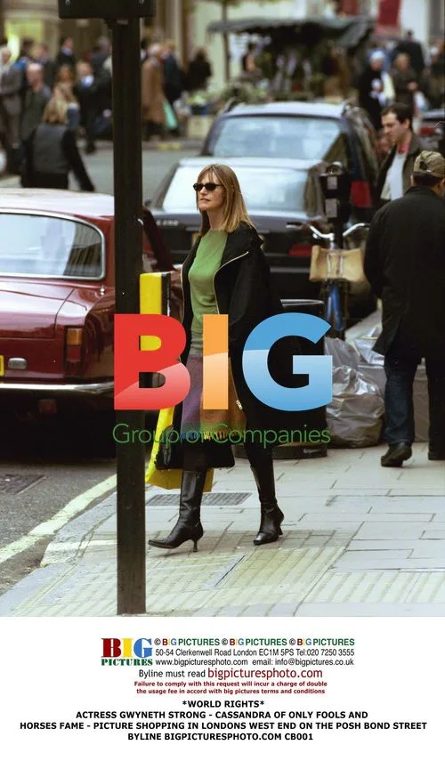 Gwyneth Strong Shopping on Bond Street