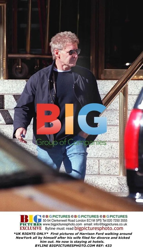 Harrison Ford spotted alone in NYC after divorce