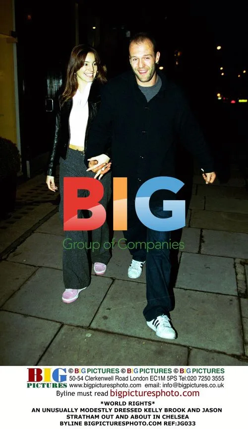 Kelly Brook and Jason Statham in Chelsea