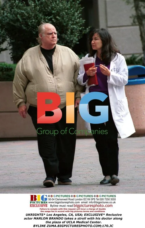 Reclusive Marlon Brando at UCLA Medical Center