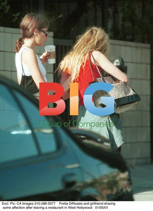 Portia DiRossie and girlfriend in West Hollywood