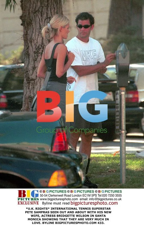 Pete Sampras and Bridgette Wilson Seen in Santa Monica
