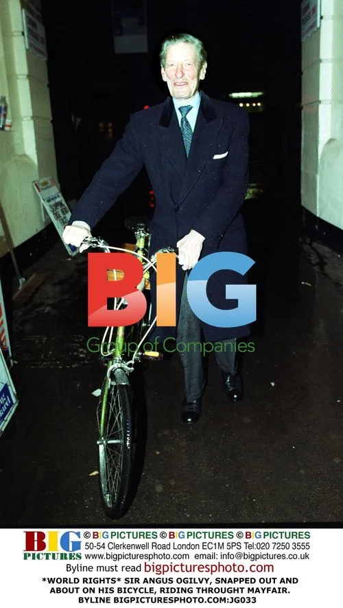 Sir Angus Ogilvy Bicycling in Mayfair