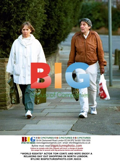 Tom Conti and Wife Shop in North London