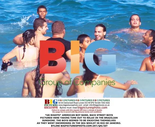 Back Street Boys Relax in Brazil