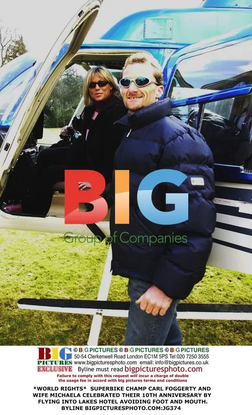 Superbike Champ Carl Foggerty and Wife Celebrate 10th Anniversary