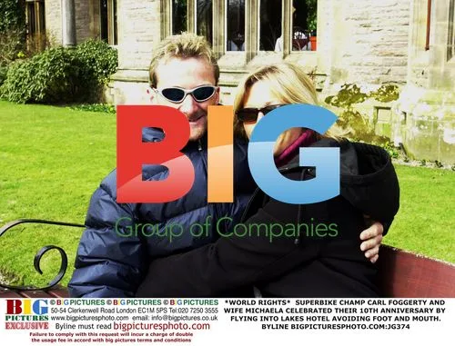 Superbike Champ Carl Foggerty & Wife Michaela Celebrate 10th Anniversary