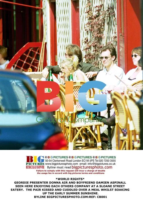Donna Air and Damien Aspinall on a Lunch Date