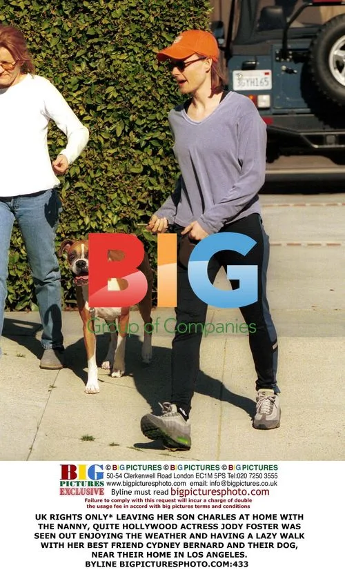 Jodie Foster Out for Walk with Friend