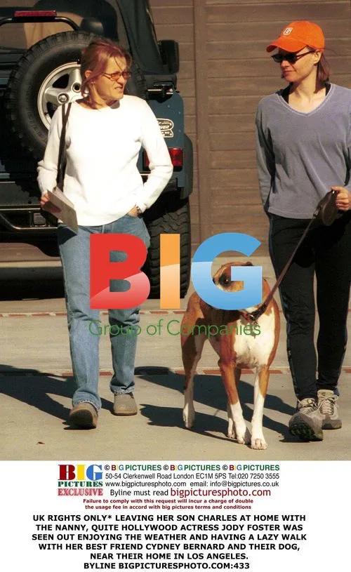 Jodie Foster Out for a Walk with Friend