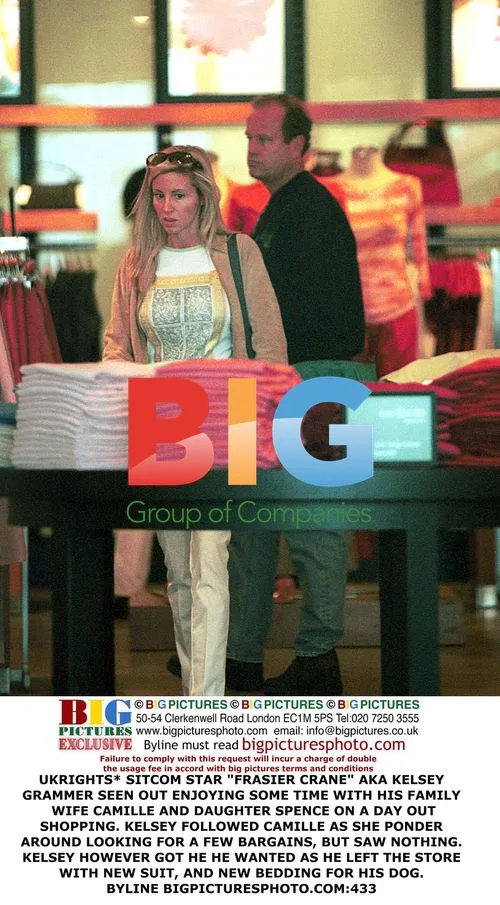 Kelsey Grammer Out Shopping with Family