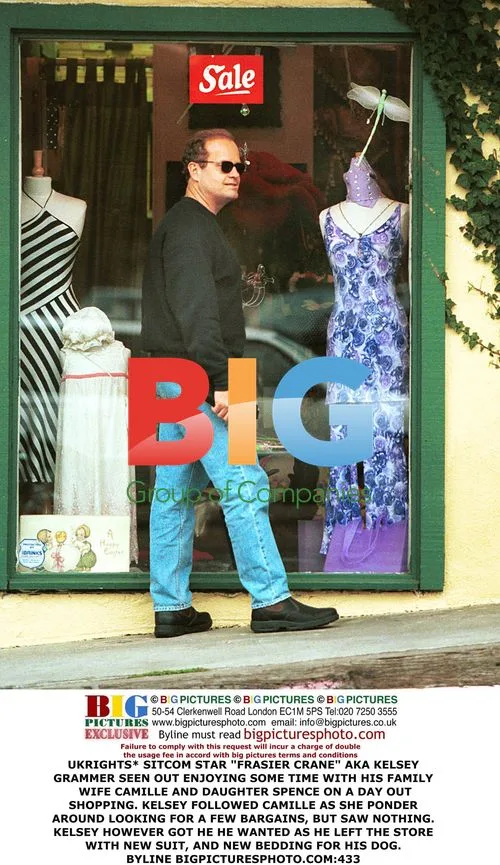 Kelsey Grammer and Family Shopping