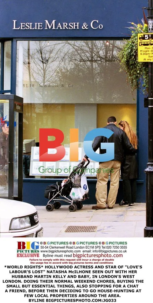 Natasha McIlhone Out in London with Family