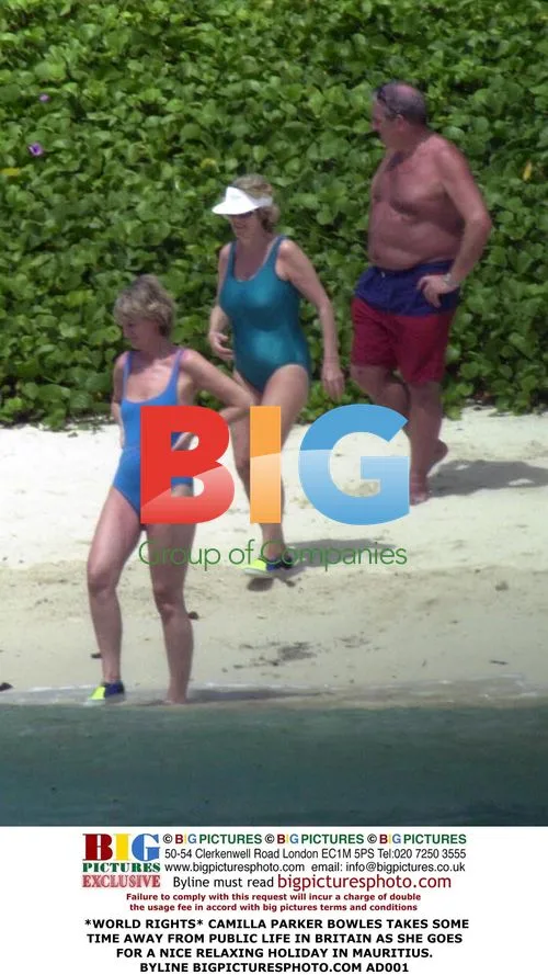 Camilla Parker Bowles Vacations in Mauritius