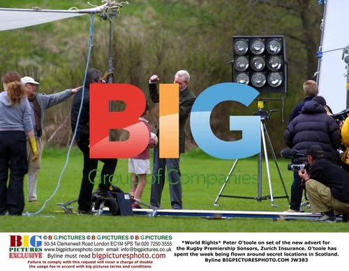 Peter O'toole on Zurich Insurance Advert Set