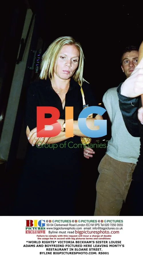 Victoria Beckham's sister Louise Adams and boyfriend
