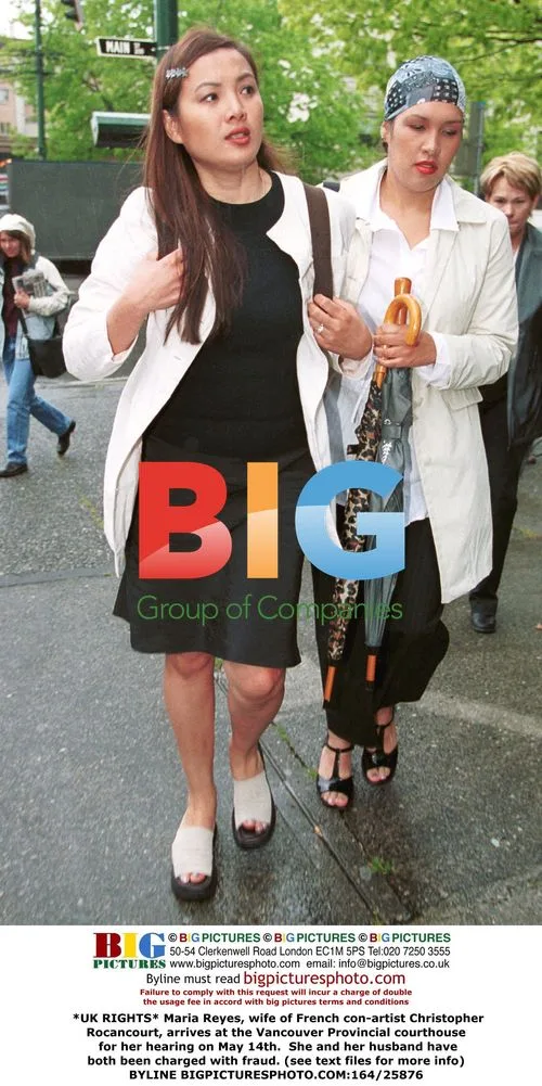 Maria Reyes Arrives for Fraud Hearing in Vancouver