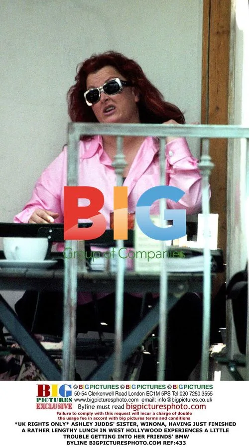 Winona Judd Exits Lunch in West Hollywood