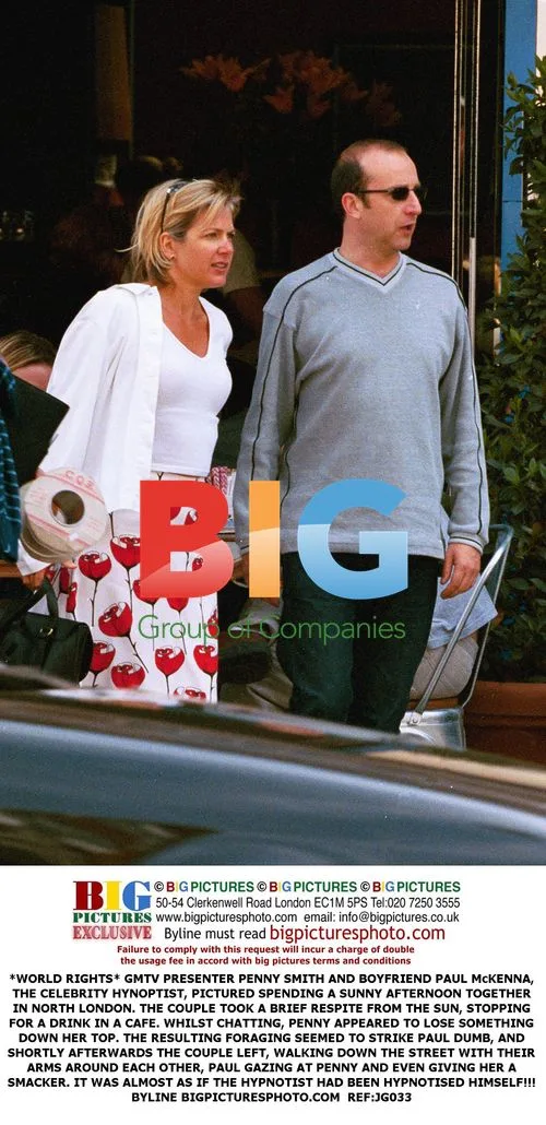 GMTV's Penny Smith and Boyfriend Paul McKenna Spotted in London