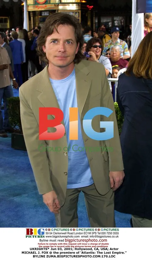 Michael J. Fox at 'Atlantis' Premiere