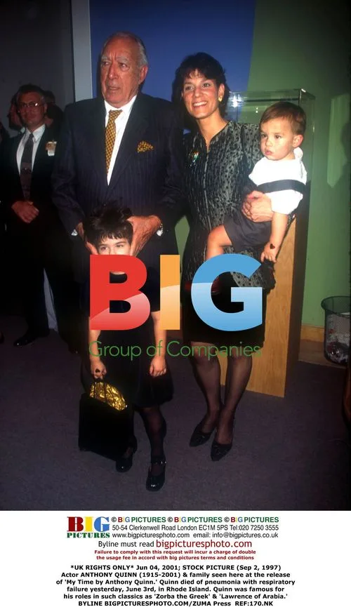 Anthony Quinn & Family at Book Release